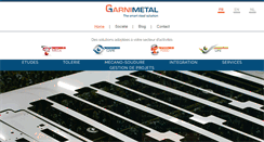 Desktop Screenshot of garnimetal.com