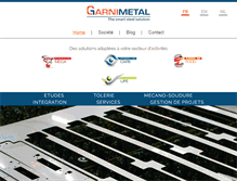 Tablet Screenshot of garnimetal.com
